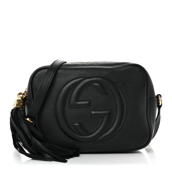 Gucci Pebbled Calfskin Small Soho Disco Bag Black Image 1