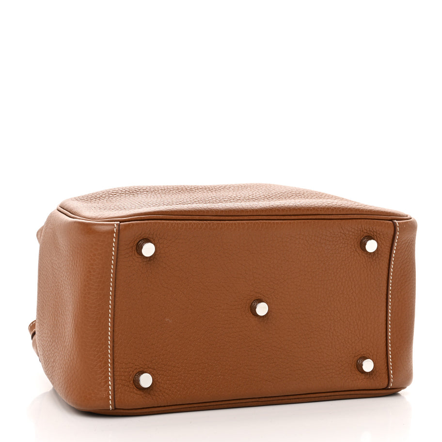 Hermes Taurillon Clemence Lindy 26 Gold Image 4