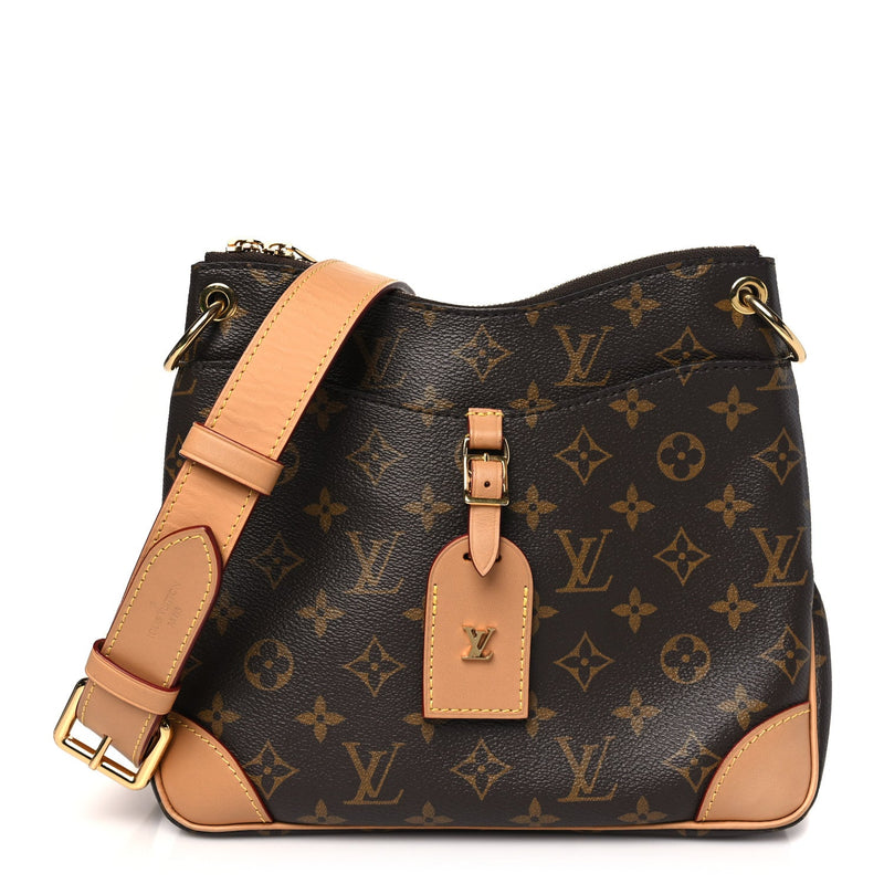  Louis Vuitton Monogram Odeon PM Natural
