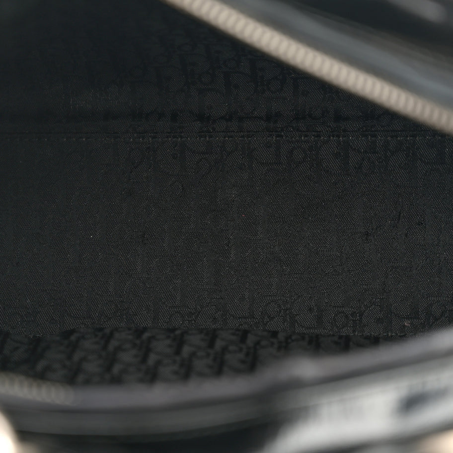 Christian Dior Patent Cannage Large Lady Dior Black Image 5