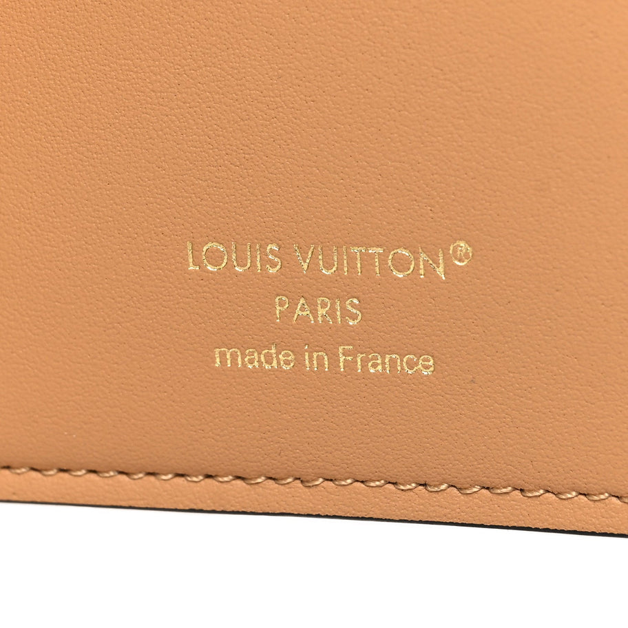 Louis Vuitton Taurillon LV Vertical Capucines Wallet Black Arizona Image 6