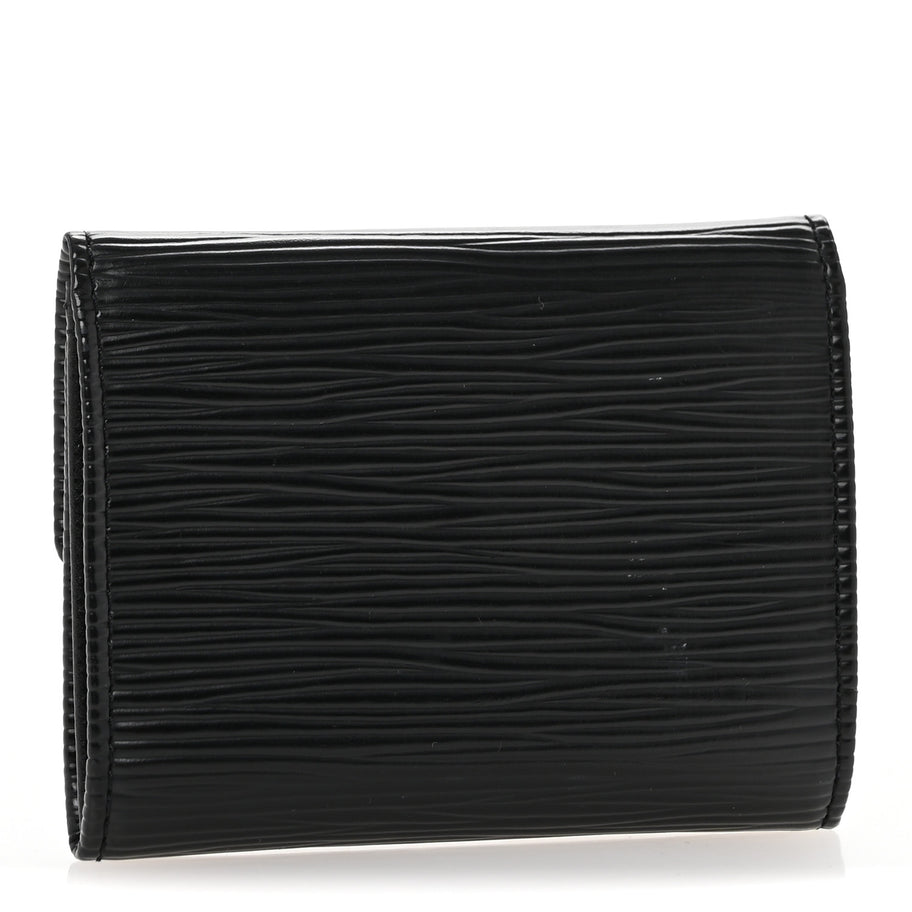 Louis Vuitton Epi Porte-Monnaie Simple Coin Purse Black Image 3