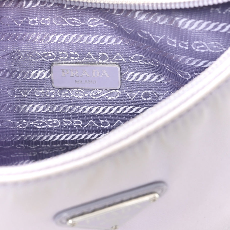 Prada Tessuto Nylon Mini Re-Edition 2000 Bag Fiordaliso Image 6