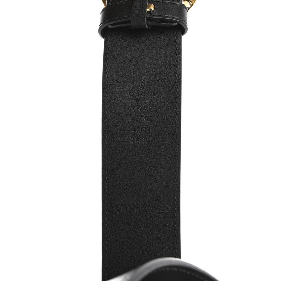 Gucci Calfskin Double G 40mm Belt 85 34 Black Image 5