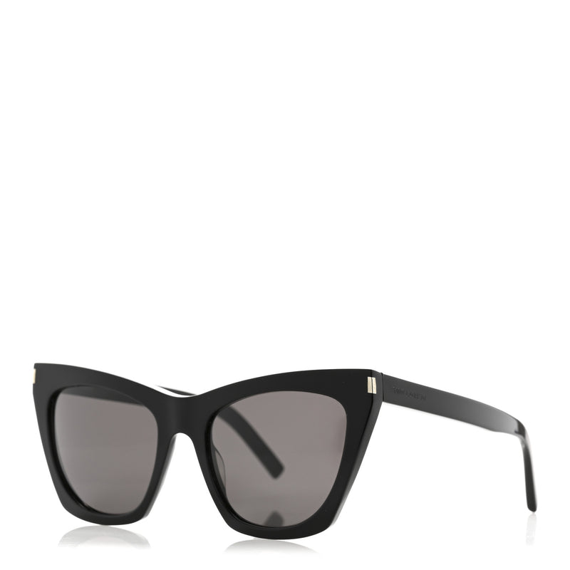  Saint Laurent New Wave SL214 Kate Cat Sunglasses Black