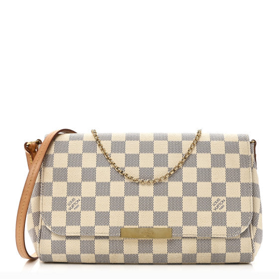 Louis Vuitton Damier Azur Favorite MM White Image 1