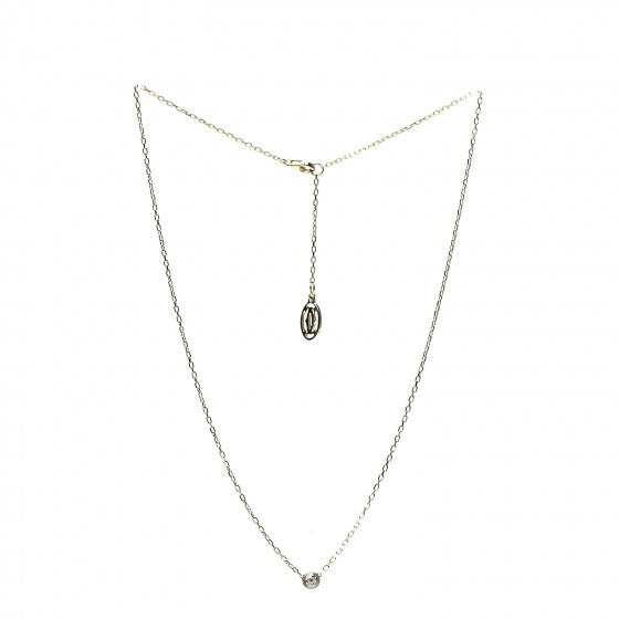 Cartier 18K Yellow Gold Diamond SM D'Amour Pendant Necklace Image 1
