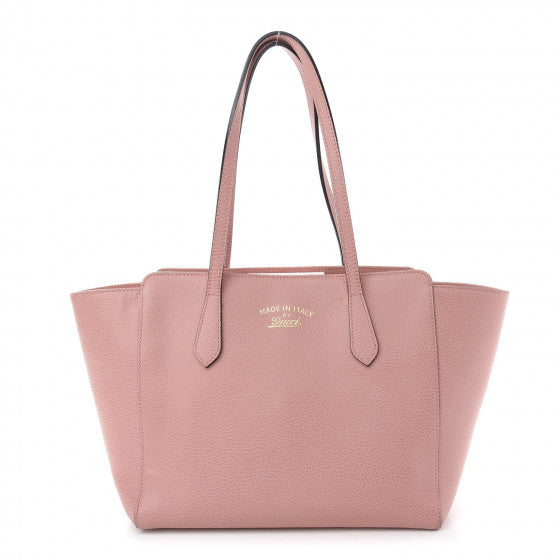 Gucci Dollar Calfskin Small Swing Tote Soft Pink Image 1