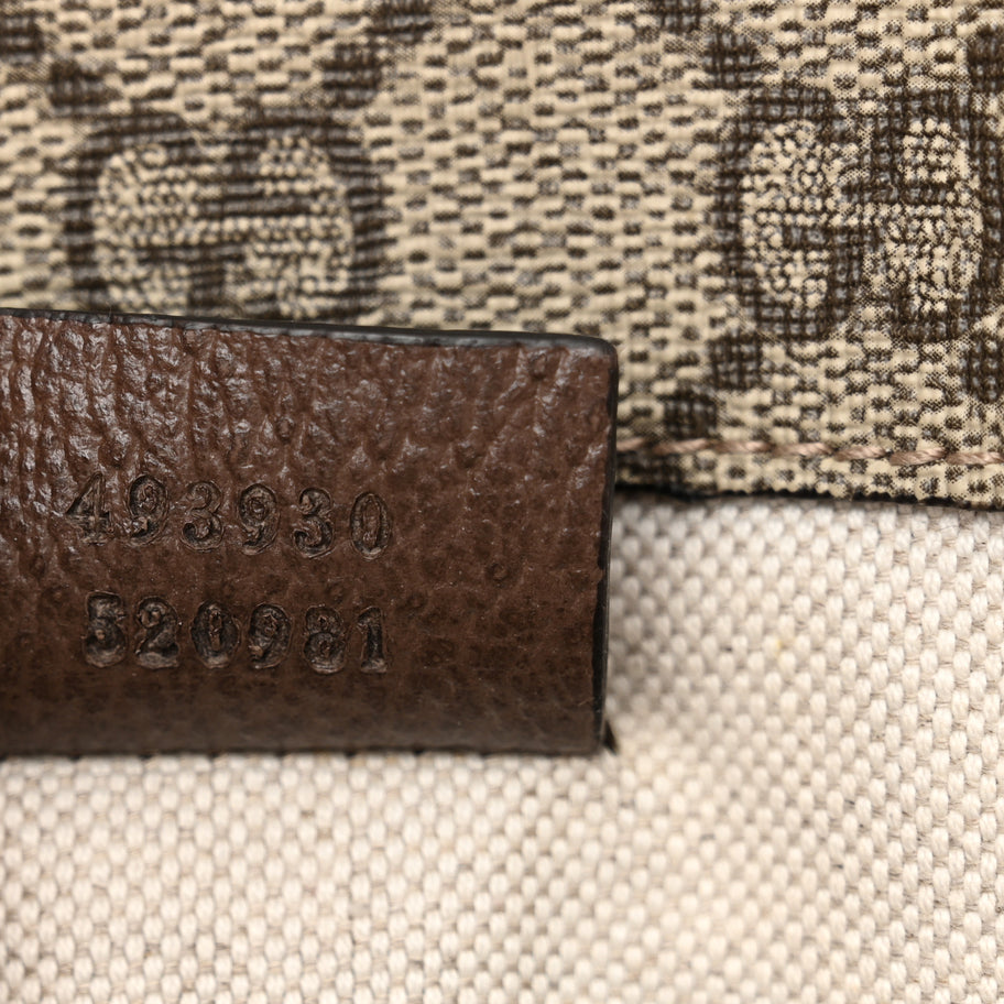 Gucci GG Supreme Monogram Neo Vintage Web Belt Bag Brown Image 7