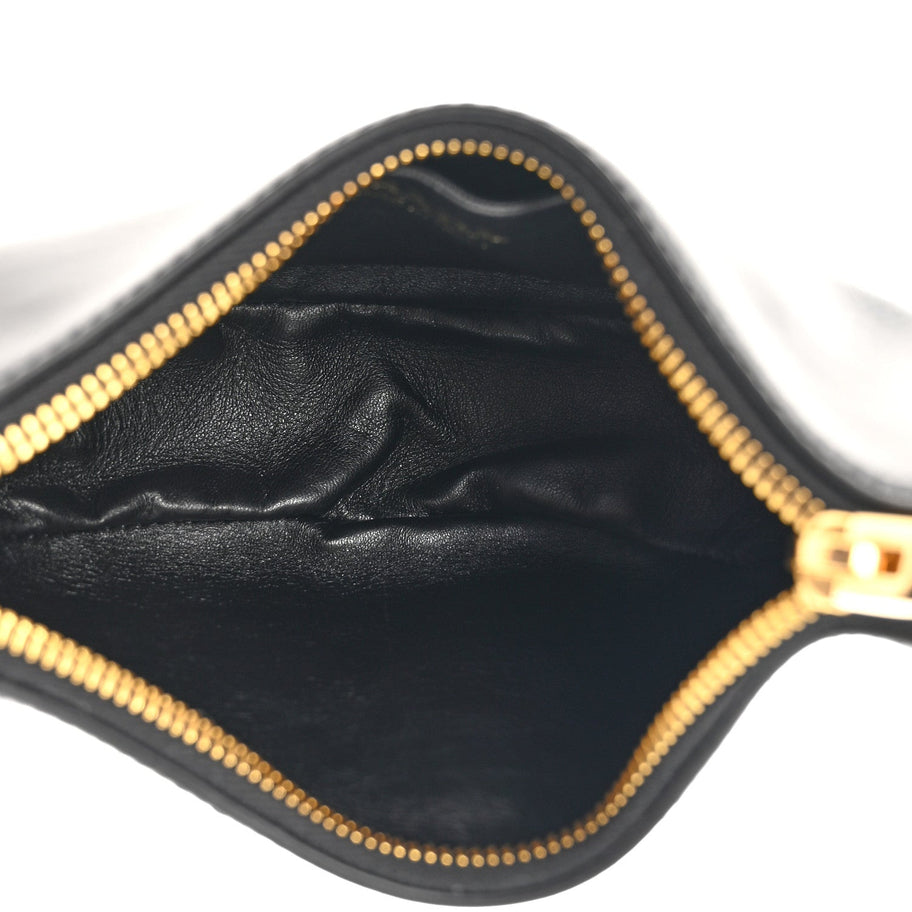 Prada Soft Calfskin Arque Shoulder Bag Black Image 5