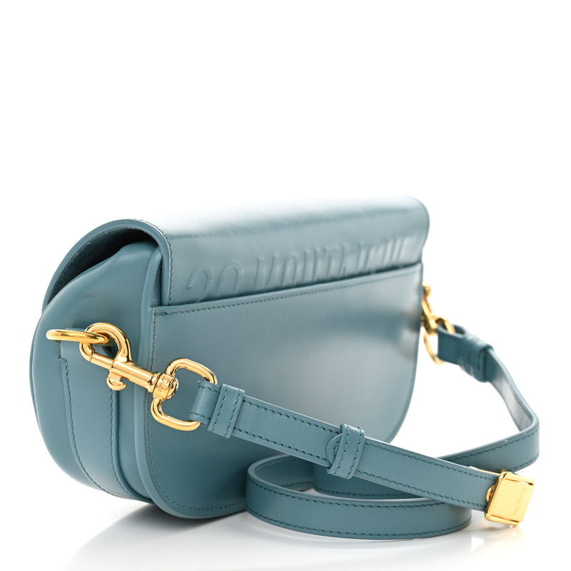  Christian Dior Box Calfskin East West Bobby Bag Blue