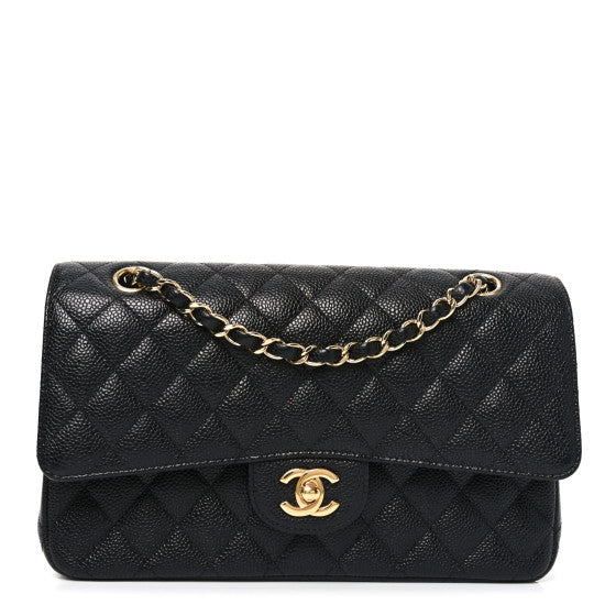Chanel Caviar Quilted Medium Double Flap Black Image 2