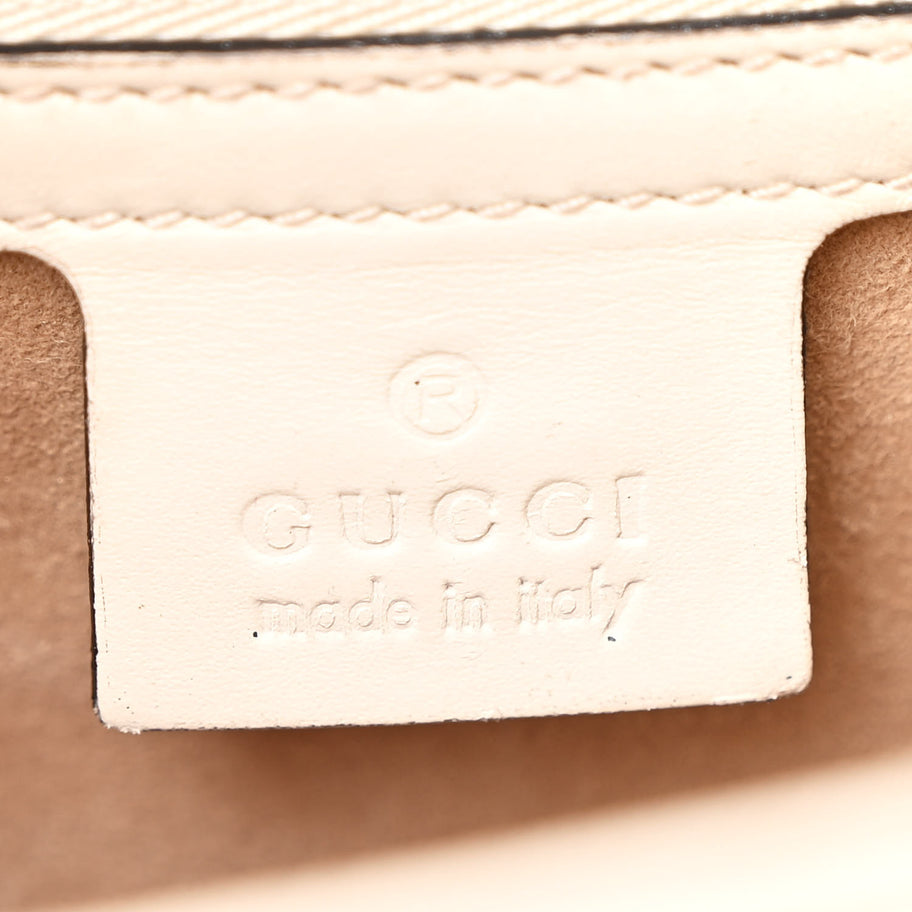 Gucci Calfskin Small Sylvie Shoulder Bag Off White Image 6