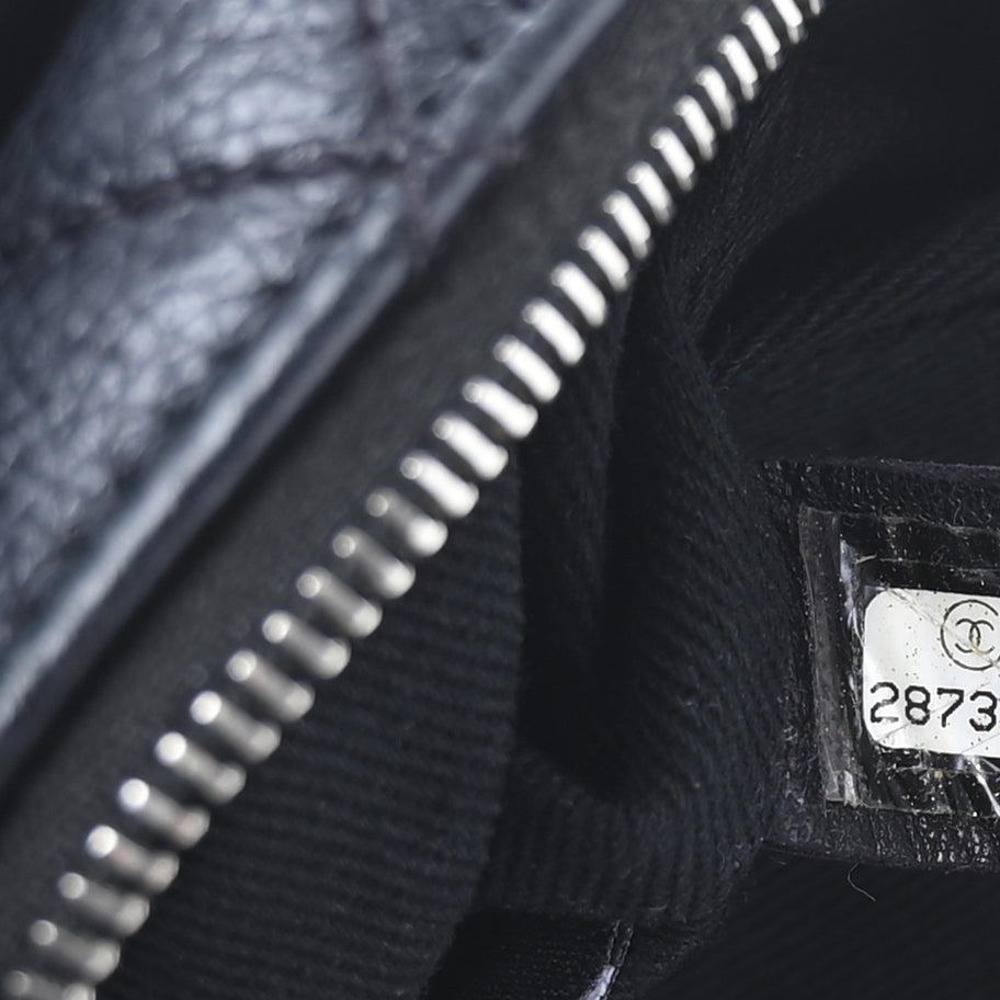 Chanel Grained Calfskin Quilted Waist Belt Bag Black Image 7