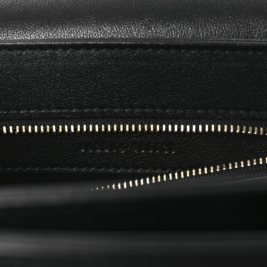 Gucci Sakai Be Green Calfskin Shearling Horsebit 1955 Shoulder Bag Black Image 7