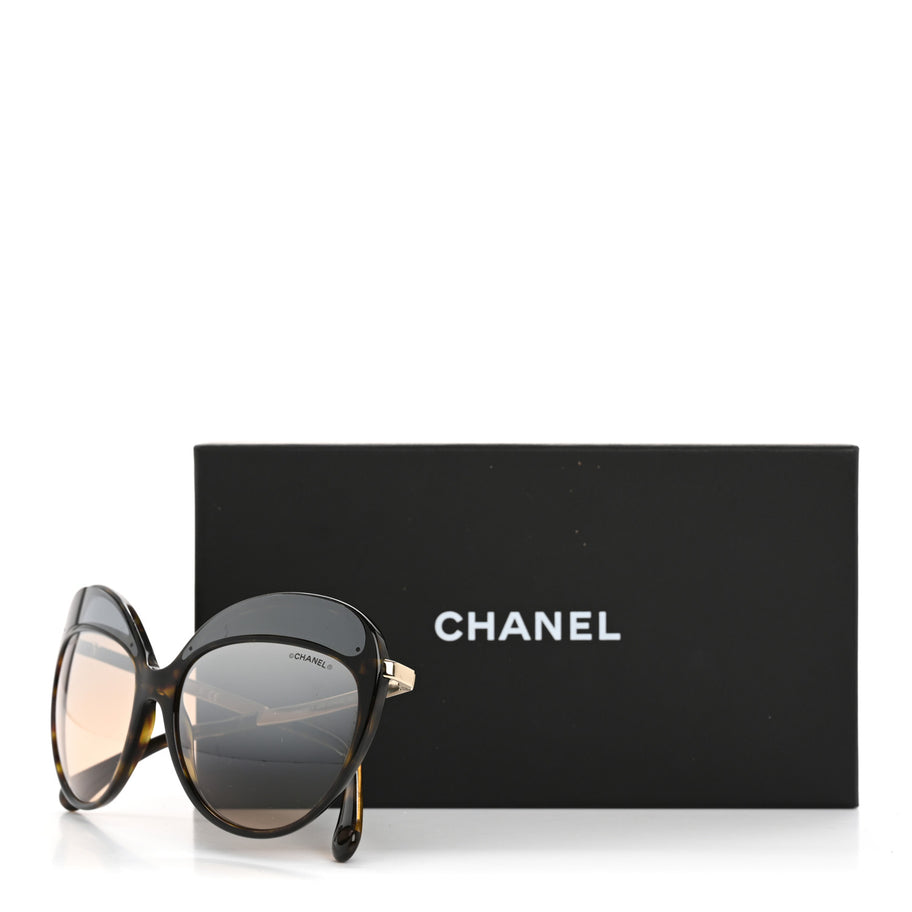 Chanel Acetate Butterfly Runway Sunglasses 5379 Tortoise Image 3