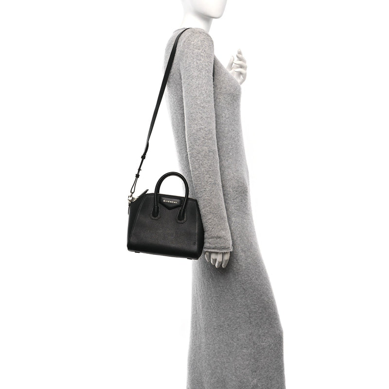  Givenchy Sugar Goatskin Mini Antigona Black