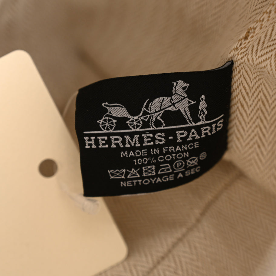 Hermes Canvas Large Bride-A-Brac Pouch Marine Image 6