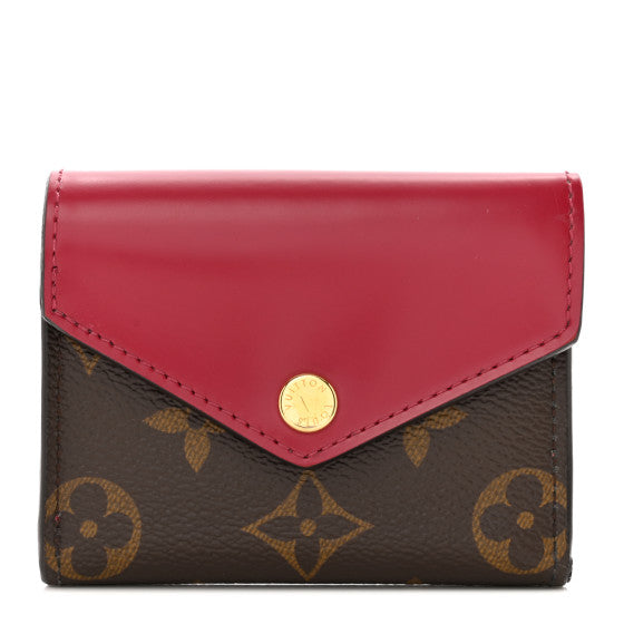  Louis Vuitton Monogram Zoe Wallet Fuchsia