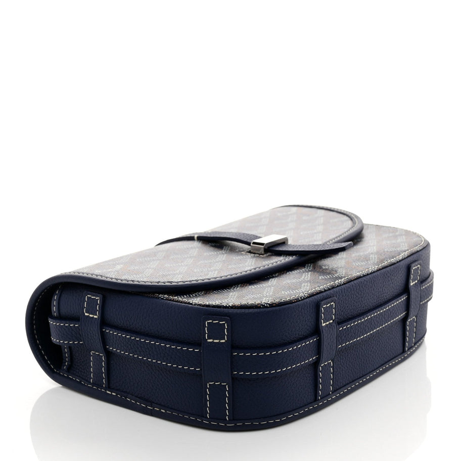 Goyard Goyardine Belvedere II PM Messenger Bag Navy Image 4