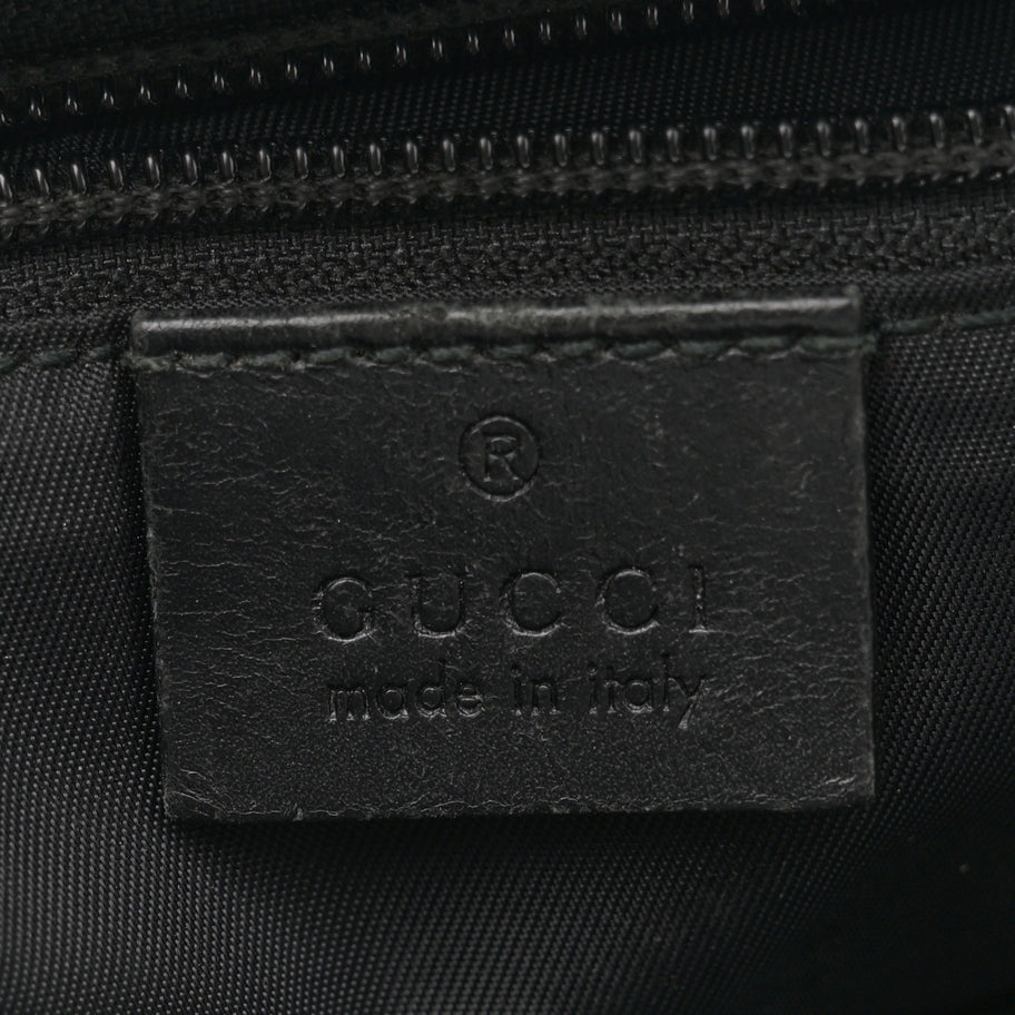 Gucci Techno Canvas Web Large Flap Messenger Bag Black Image 6