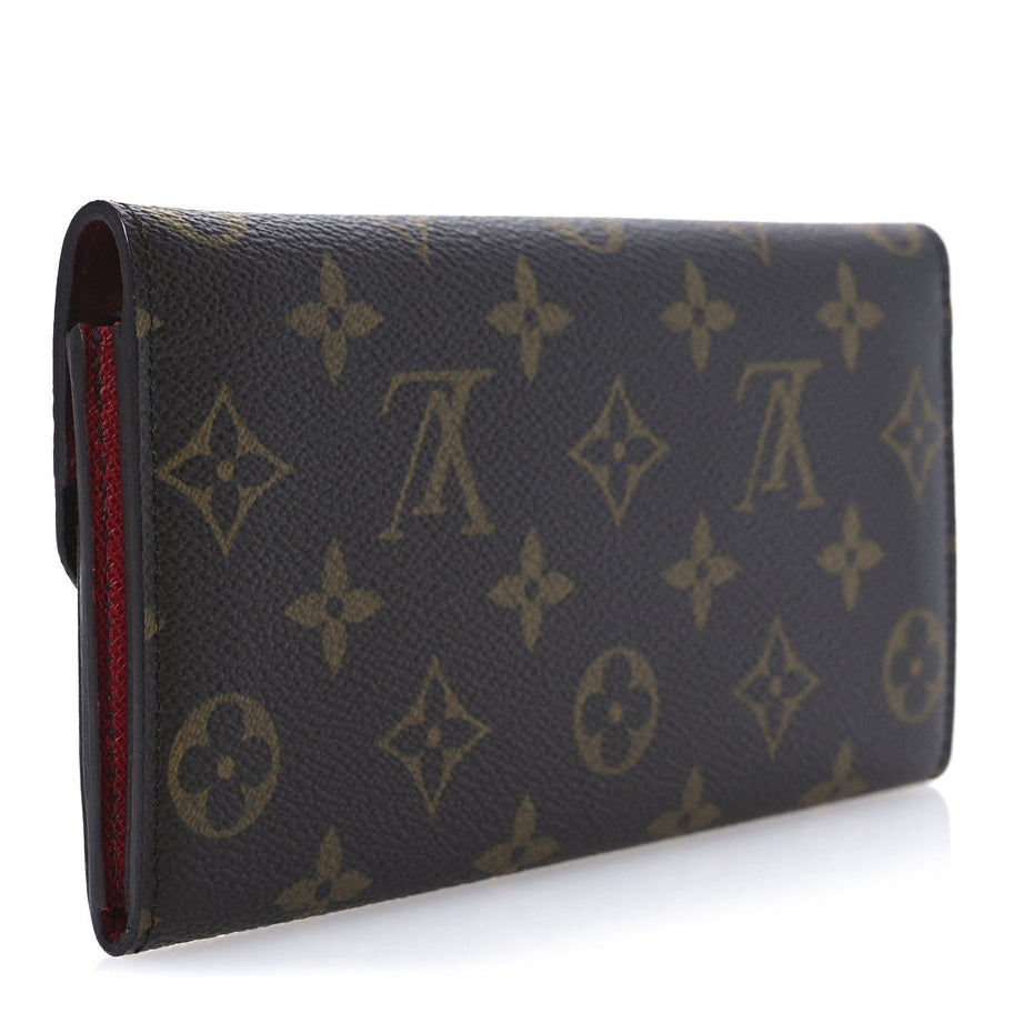 Louis Vuitton Monogram Emilie Wallet Fuchsia Image 3