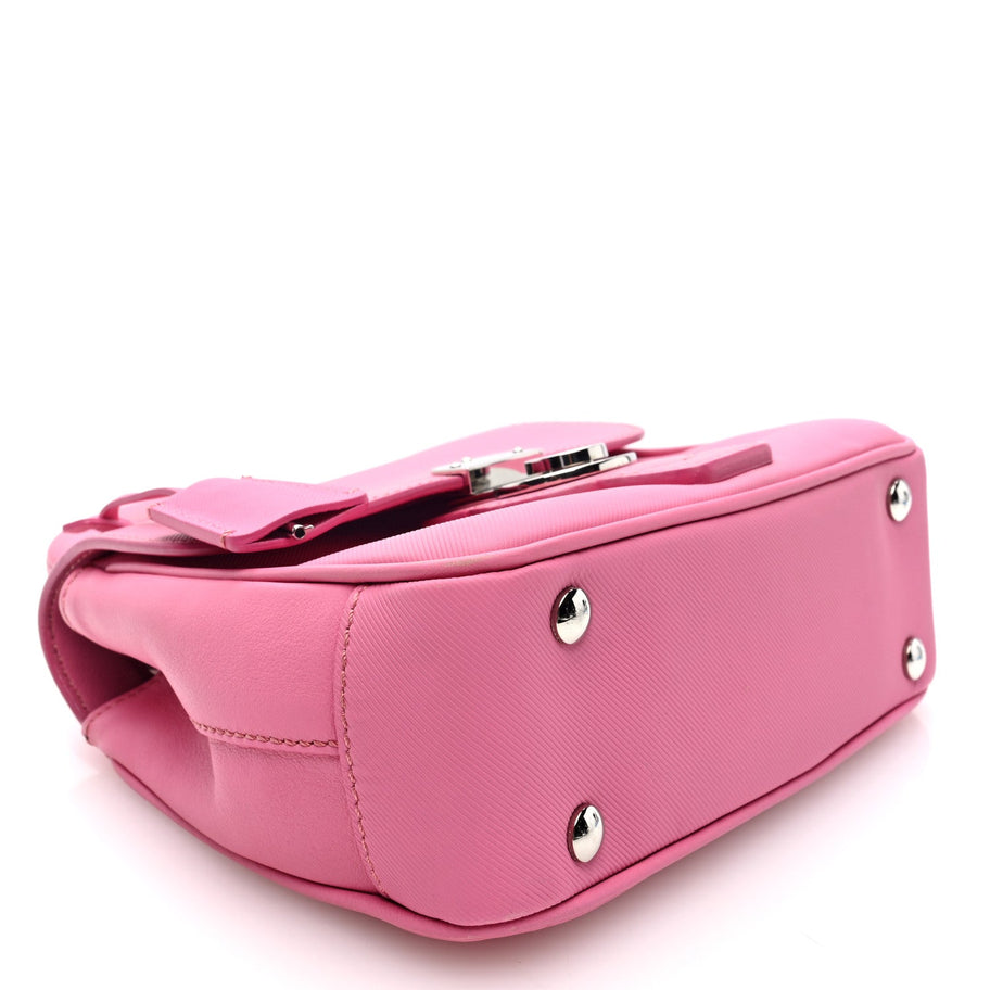 Burberry Trench Calfskin Small DK88 Top Handle Bag Rose Pink Image 4