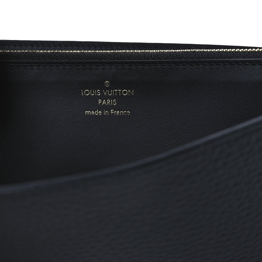 Louis Vuitton Taurillon Embellished Capucines Long Wallet Black Image 6