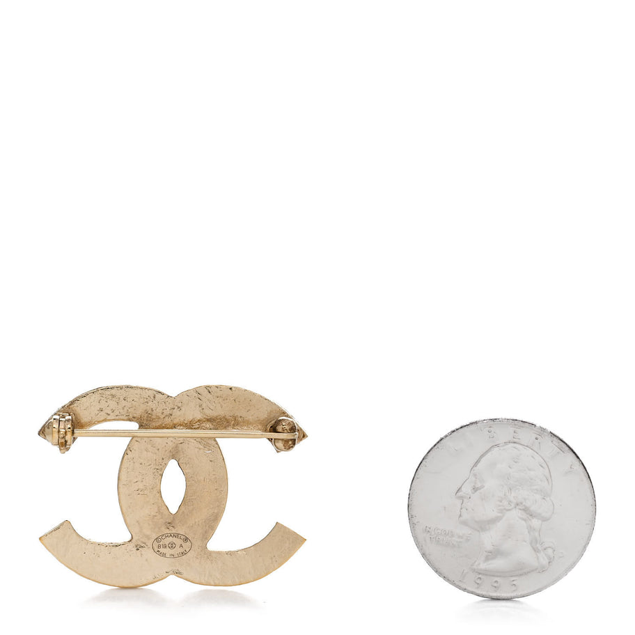 Chanel Resin Along The Nile CC Brooch Gold Orange Image 2