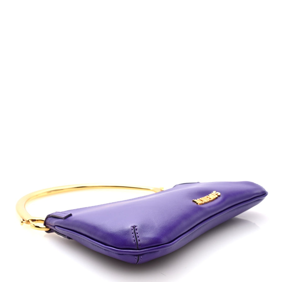 Jacquemus Smooth Calfskin Le Bisou Mousqueton Purple Image 3