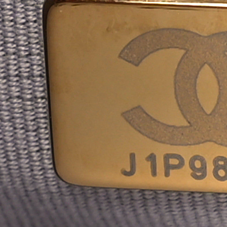 Chanel Lambskin Quilted 19 Shopping Bag Grey Image 7