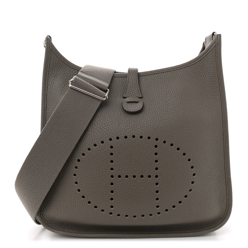  Hermes Taurillon Clemence Evelyne III PM Etain