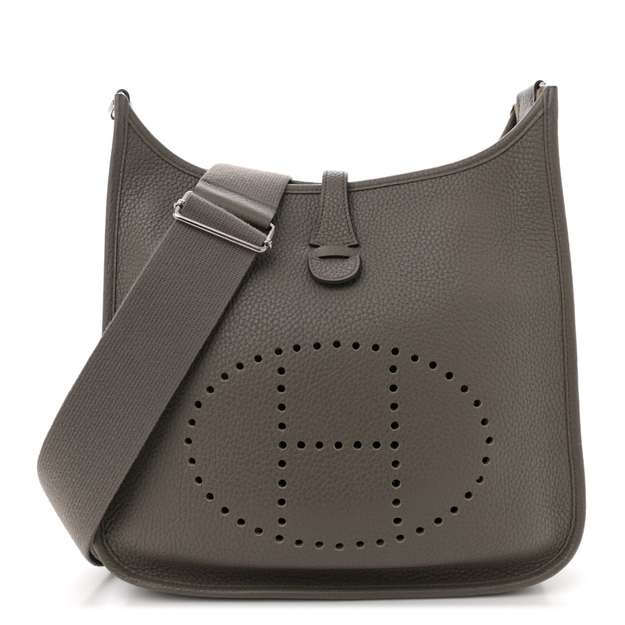 Hermes Taurillon Clemence Evelyne III PM Etain Image 1