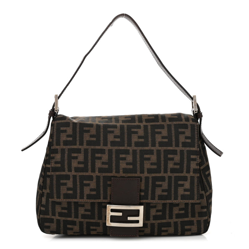  Fendi Zucca Mama Baguette Tobacco