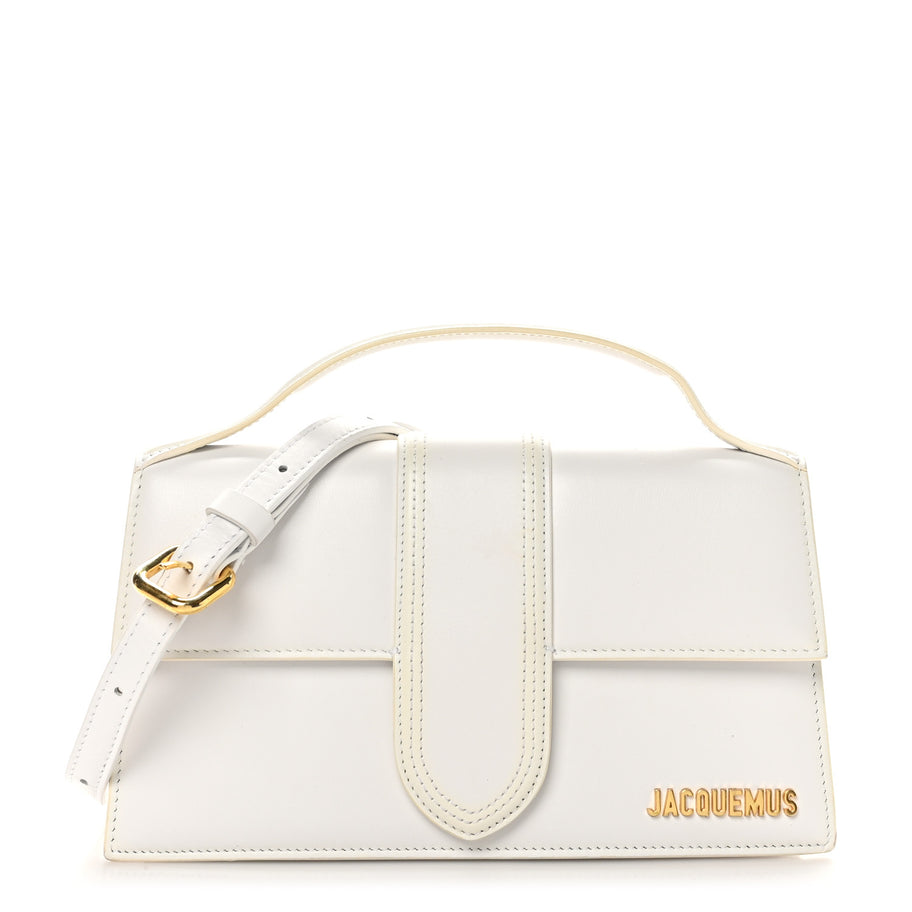 Jacquemus Smooth Calfskin Le Grand Bambino White Image 1