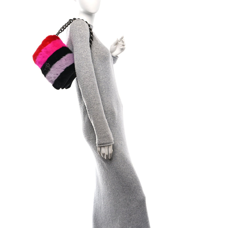  Versace Mink Palazzo Sultan Shoulder Bag Multicolor