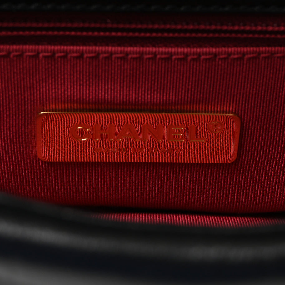 Chanel Lambskin Quilted Maxi 19 Flap Black Image 6