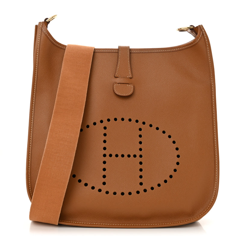  Hermes Courchevel Evelyne GM Gold