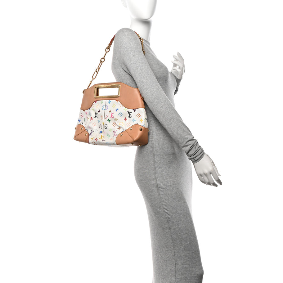 Louis Vuitton Monogram Judy MM White Image 2