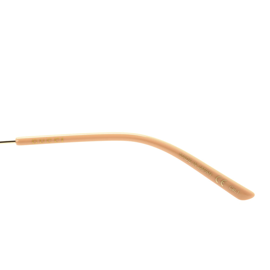 Gucci Oversized Sunglasses GG0396S Gold Image 5