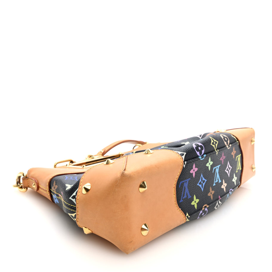 Louis Vuitton Monogram Multicolor Judy MM Black Image 4