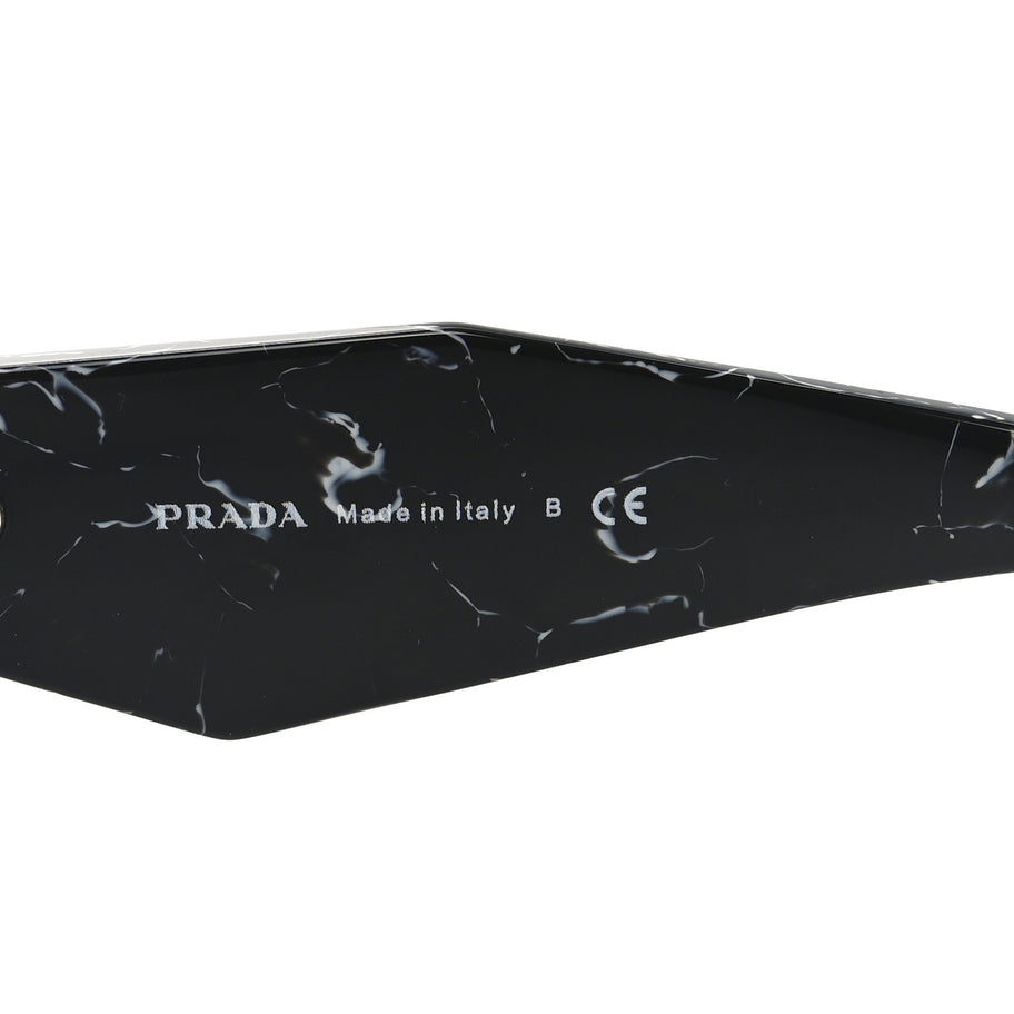Prada Acetate Symbole Sunglasses SPR 08Y Havana Black White Image 5