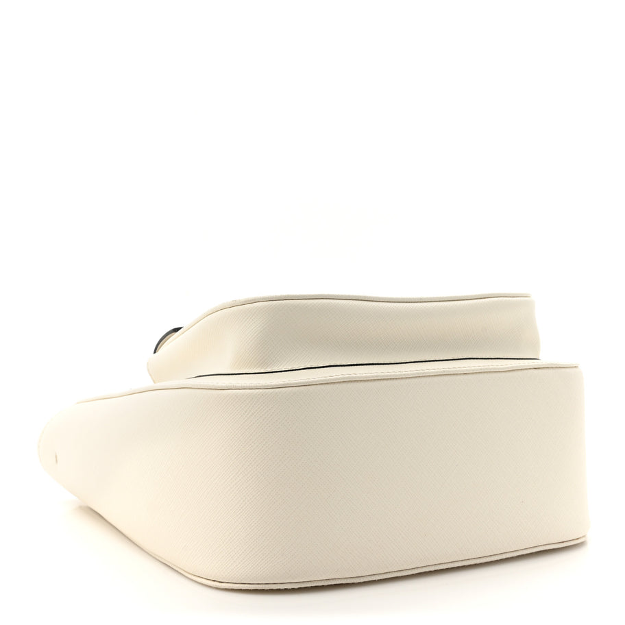 Prada Saffiano Lux Metropolis Tote White Image 4