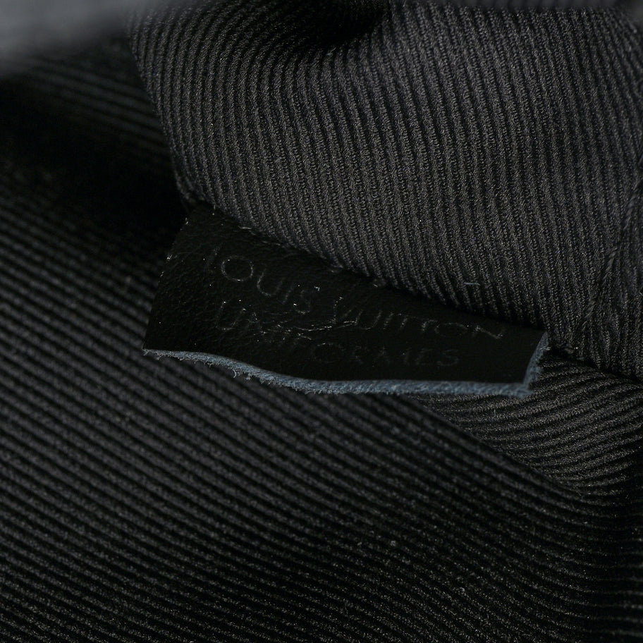 Louis Vuitton Taurillon Monogram Uniformes Solar Ray Soft Pochette Volga Belt Bag Black Image 6
