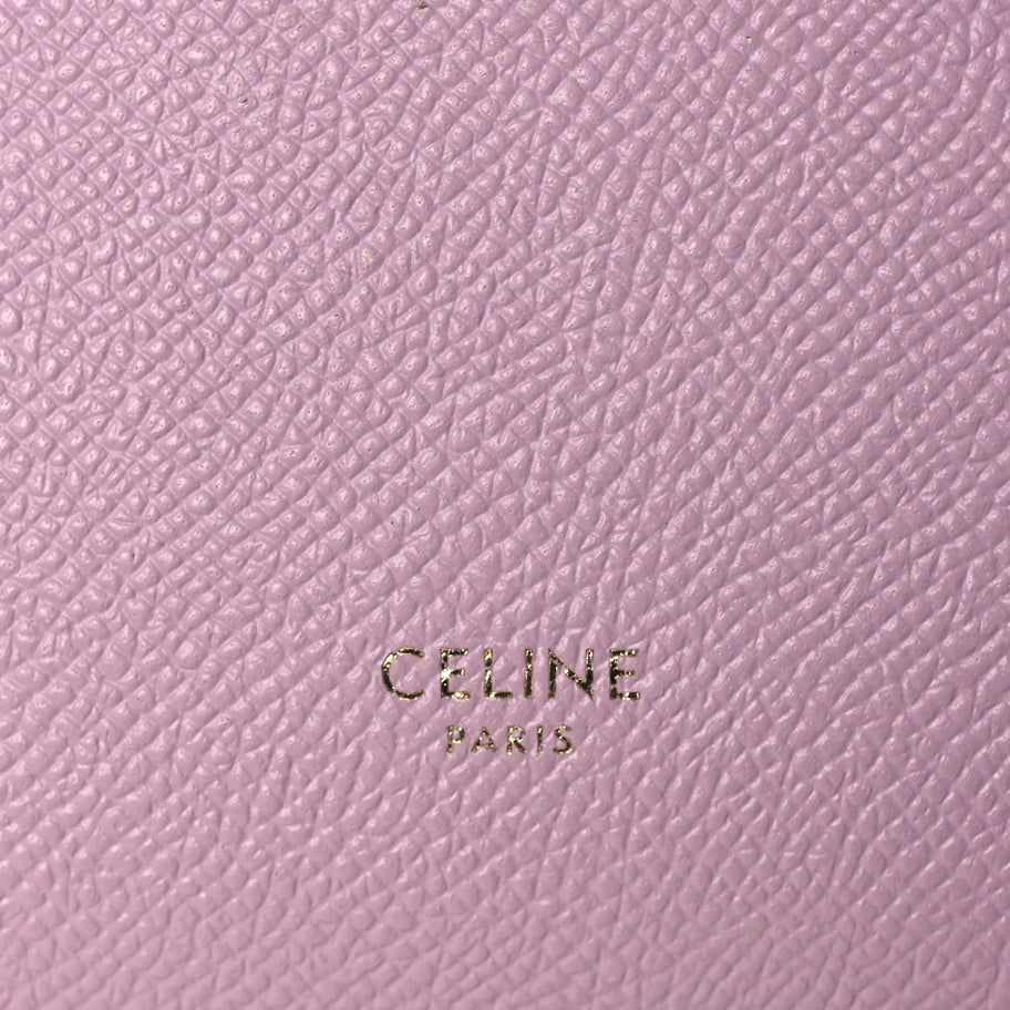 Celine Grained Calfskin Nano Belt Bag Antique Rose Image 5