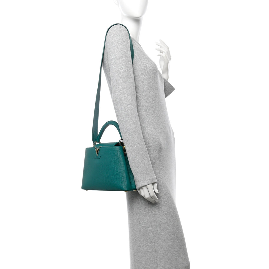 Louis Vuitton Taurillon Capucines BB Vert Image 2