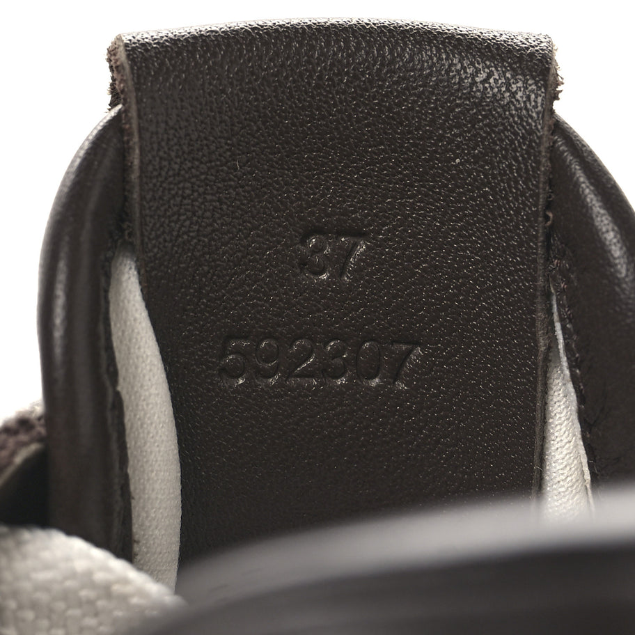 Loewe Nylon Suede Flow Runners Sneakers 37 Shitake Image 7