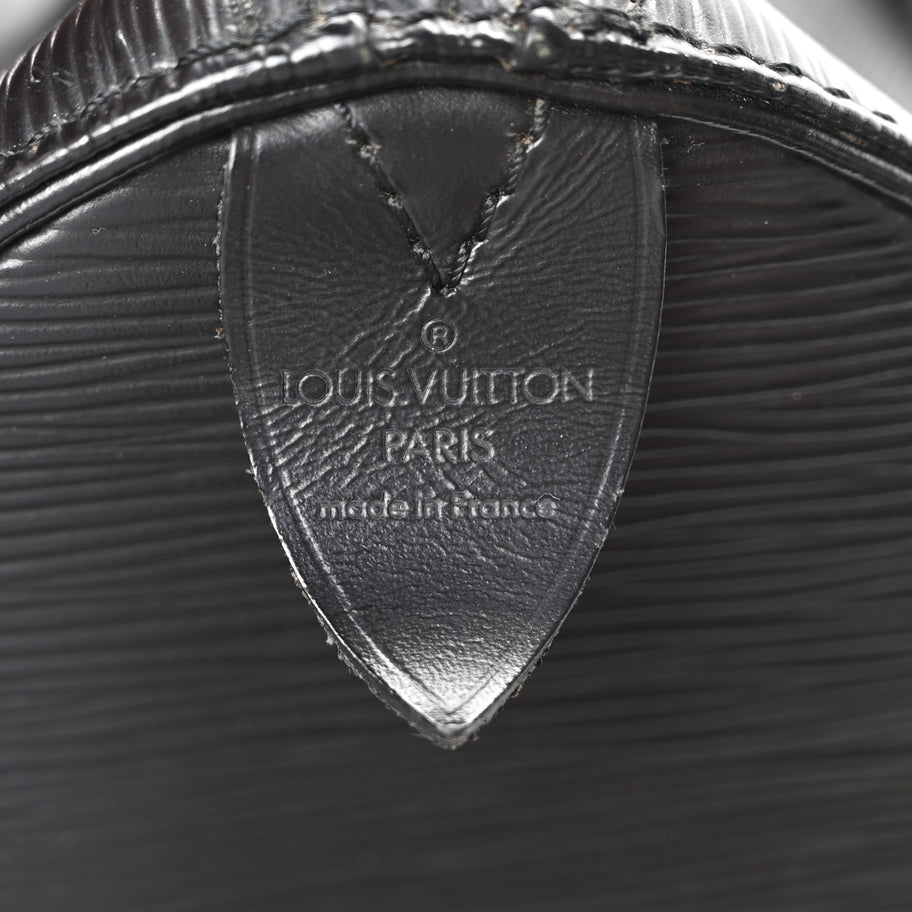 Louis Vuitton Epi Speedy 30 Black Image 6