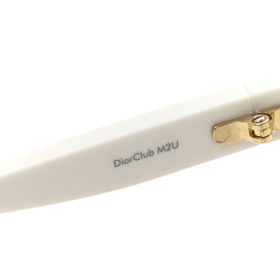 Christian Dior Acetate Mask DiorClub M2U Sunglasses Translucent Ivory Image 7