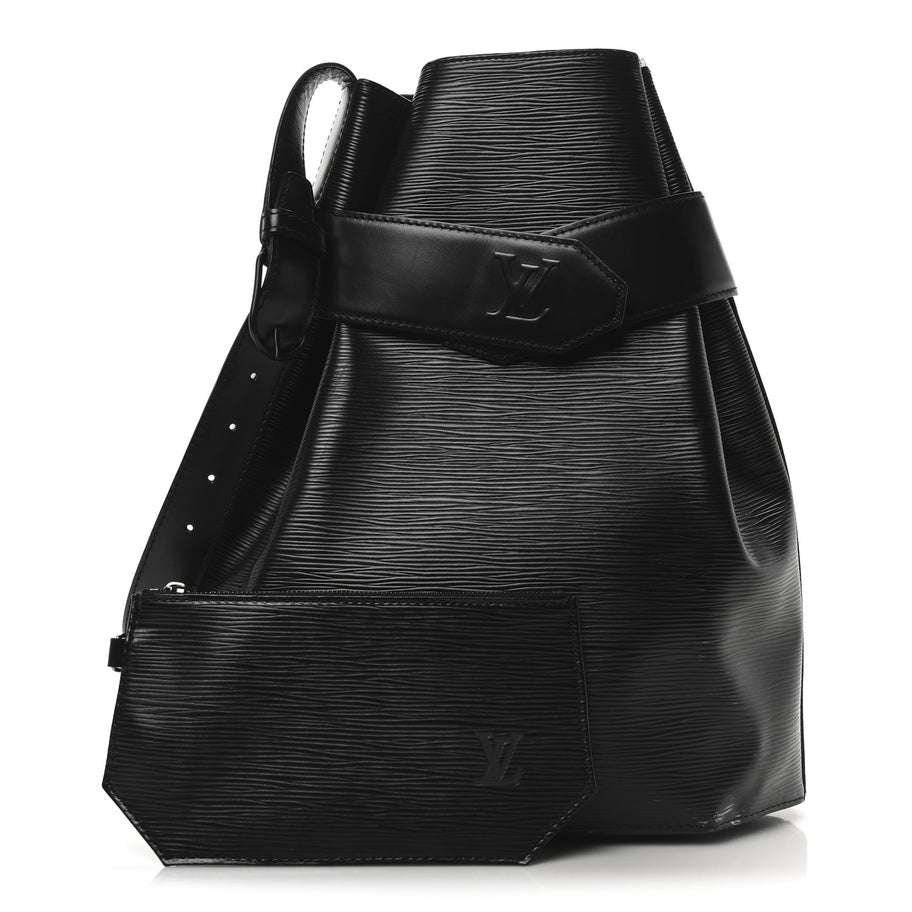 Louis Vuitton Epi Sac D'epaule Black Image 3